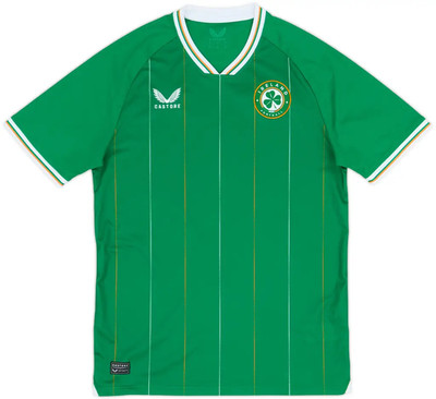 Irland Heim Fußball Trikot grün Damen Castore SS Oberteil - neu