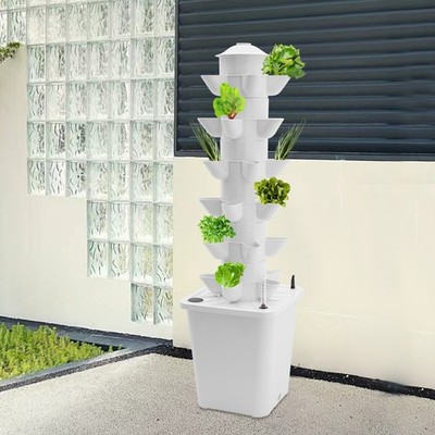 30holes Hydroponics Vertical Growing Kit, Hydroponic Growing Kit Neu