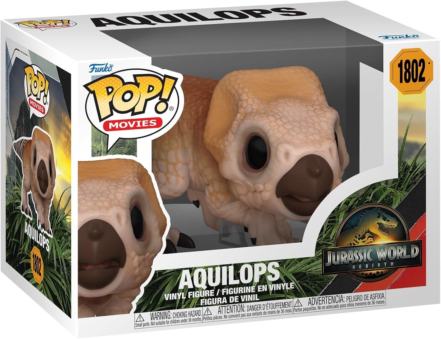 Funko Pop! Movies: Jurassic World: Rebirth - Aquilops Vinyl Figure #1802 #86658