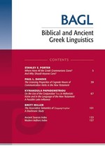 Biblical and Ancient Greek Linguistics, Volume 9 by Matthew Brook O'Donnell (Eng