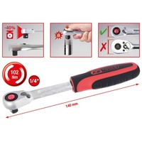 "Ks Tools 1/4\" Slimpower Umschaltknarre 72 Zahn Ratsche SteckschlüSsel"