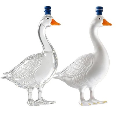 3D-geformte Grey Goose Glas-Whisky-Flasche, 350 ml, lustiger Whisky-Dekanter
