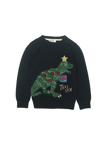 H&M Girls Black Pullover Sweater 6X