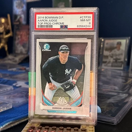 2014 Bowman D.P #CTP39 Aaron Judge Top Prospects Chrome PSA 8