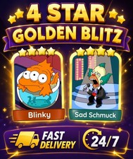 Mono golden Blitz stickers   Blinky+sad schmu...
