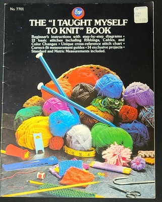 Vintage 1975 Boye 7701 The I Taught Myself To Knit Book