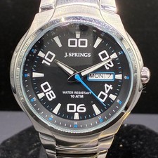 Reloj Pulsera J SPRINGS M 319 Cuarzo Día Fecha Hombre Reloj 40mm Clásico