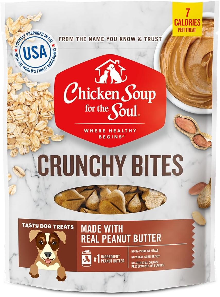 - Crunchy Bites Dog Treats- Chicken, Peanut B