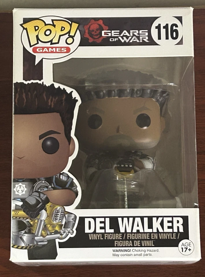 Funko POP! Juegos de vinilo; Gears of War - Del Walker #116 figura coleccionable en muy buena condición Foto 4 de 4