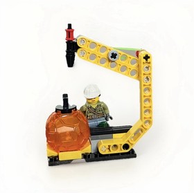 LEGO City 60123 Volcano Supply Helicopter with Figures and Instructions