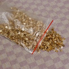 TWO PAIRS OF PURE 14k YELLOW GOLD 4mm BUTTERFLY EARRING BACKS for STUDS