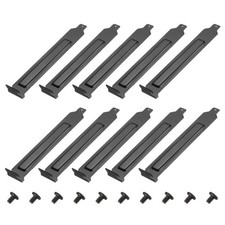 PCI Slot Cover Dust Filter, 10Pcs Blanking Plate Expansion Blank Plate Black