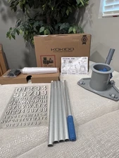 Rechargeable Heavy Duty Pool Leaf Vacuum, 62GPM Powerful Suction, Standard an...