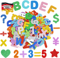 Selbstklebende Moosgummi Buchstaben Zahlen Set FüR Schulanfang & Deko, 138 StüCk