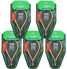 Nghia Hard Steel Cuticle Nipper D555 Full Jaw 16, Pack of 5