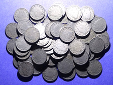 Lot of  65 Liberty V Nickels  Average grade VG  PRICE DROP