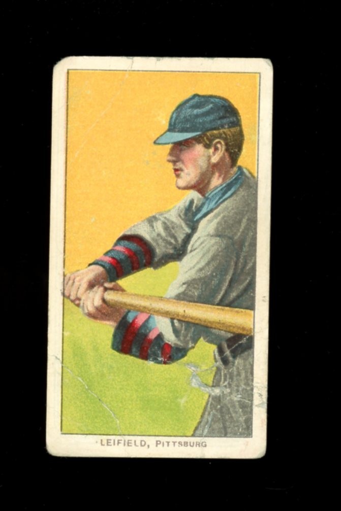 1909-11 T206 Baseball #281 Lefty Leifield (Batting) Polar Bear PR *h2