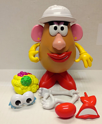 VTG Playskool Mrs Potato Head and 16 accessories 1985 Hasbro (Read Description)