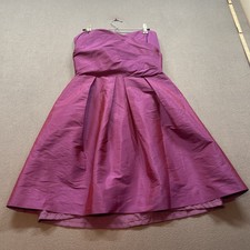 Women’s purple strapless a-line cocktail dress by Alfred Sung size 10