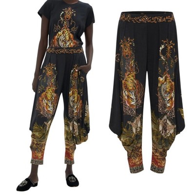 Camilla The Queens King Harem Pants Size 3XL AU 18-20 US 14-16 BNWT Animal Print