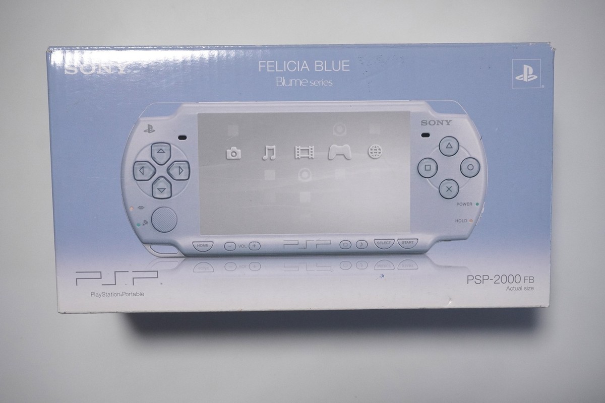PSP-2000 FB Blume Series Felicia Blue console boxed Japan system