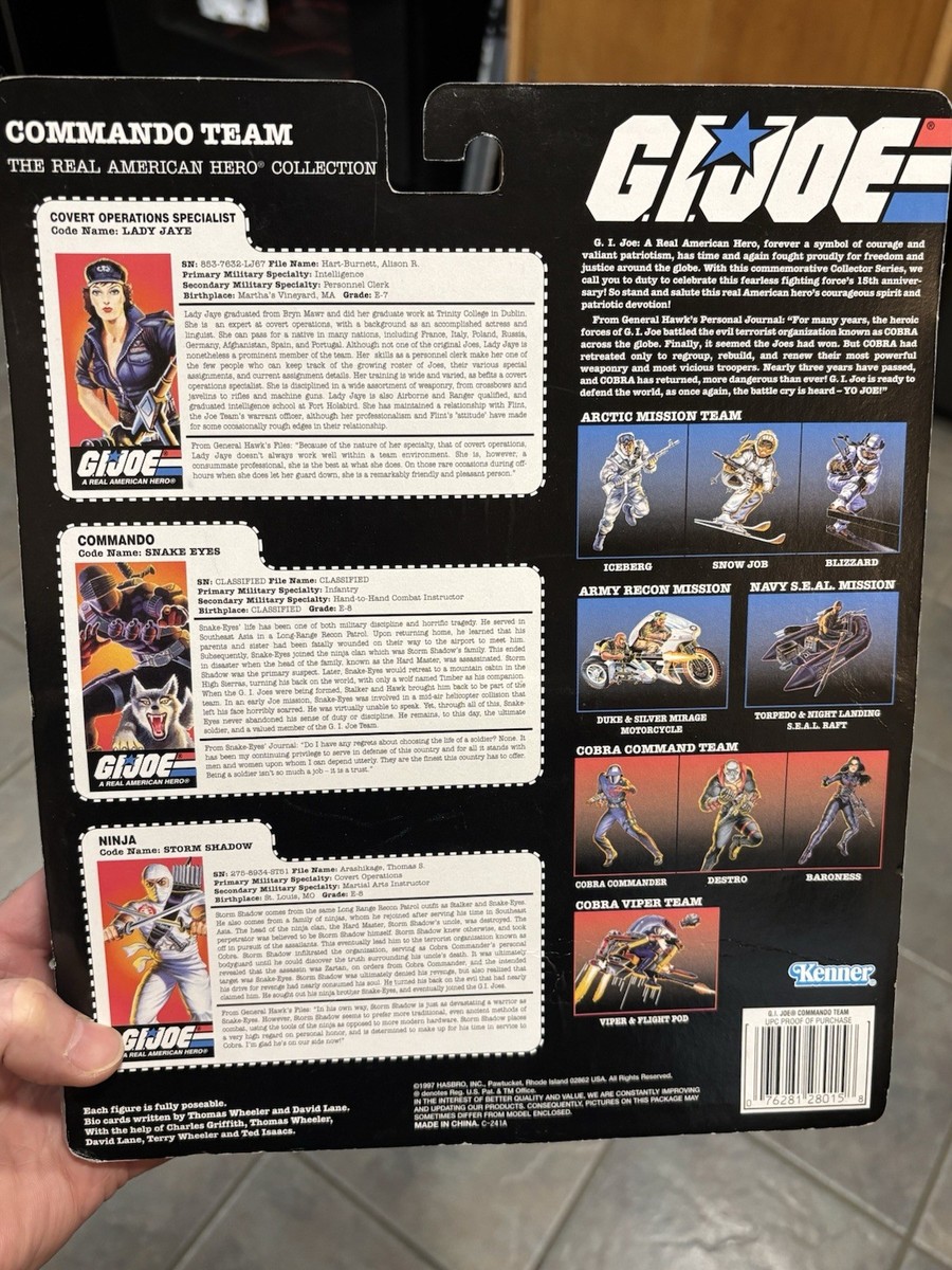 G.I. JOE Commando Team 未開封 フィギュア G.I. Joe Cobra The Real American Hero Commando Team Action Figures