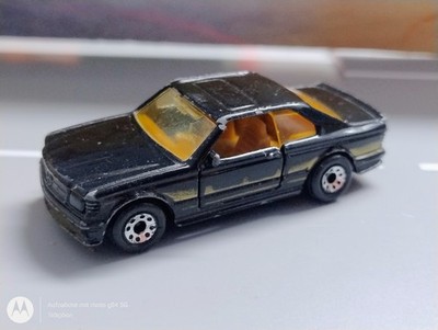 Matchbox 1984 MB 43 Mercedes Benz 500 SEC schwarz goldene Streifen
