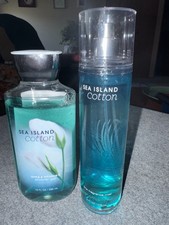 Bath  Body Works SEA ISLAND COTTON 8 Fl Oz Fine Fragrance  Shower Gel