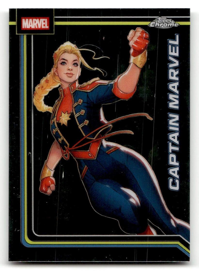 2026 Topps Chrome Marvel Captain Marvel #021