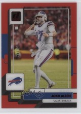 2022 Panini Clearly Donruss Red 3/49 Josh Allen #5 1pf0