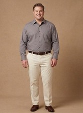  60 Van Heusen Mens Big Fit Stain Shield Stretch Shirt