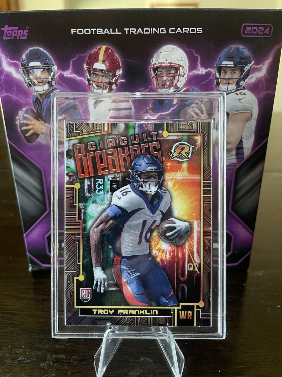 Troy Franklin. 2025 TOPPS Resurgence. Circuit Breakers (RC
