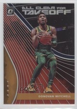 2019 Donruss Optic All Clear for Takeoff Red Prizm 69/99 Donovan Mitchell #1 n0c