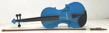 Mendini Full-sized MV Blue Violin Case Bow