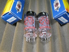 2 x ECC802S (ECC82/E82CC) JJ - red print