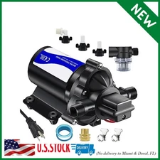 110V On Demand Water Pump 50 psi Water Pressure Booster for Home Utility Water T