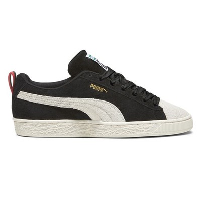 PUMA Suede Cassette Tape Lace Up  Mens Black Sneakers Casual Shoes 39454401