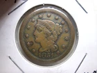 1851-P Large Cent — photo from another recent sale