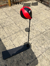 Crane Freestanding Speedball Reflex Bag with Foot Base Stand Red/Black