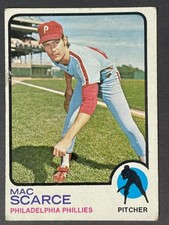 VINTAGE 1973 Topps MAC SCARCE # 6 -▶ROOKIE CARD◀– VG-EX. rookie card picture
