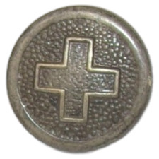 Bouton petit module 17mm Suisse WW1/WW2