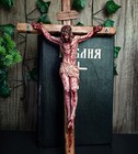 Crucifix réaliste | Statue Jésus Christ | Crucifix catholique | Fait main