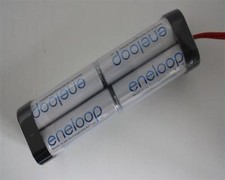 Eneloop-Akkupack 9,6V/2000mAh Mignon F2x2x2 MPX Sender