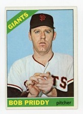 BOB PRIDDY 1966 TOPPS #572 NM BEAUTY HI# SAN FRANCISCO GIANTS 2/2