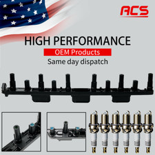 Oem New Ignition Coil 6x Iridium Spark Plug For Jeep Tj Wrangler 4.0l V6 Uf296
