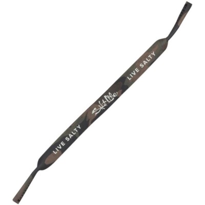 Salt Life Sunglasses Eyewear Retainer 15'' Neoprene Holder Strap - Army Camo