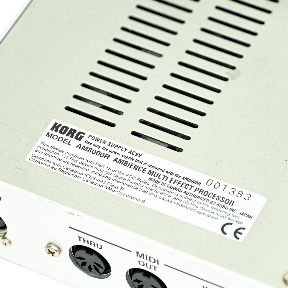 Korg AM8000R Multi-Effects Processor w/ Legendary Analog Effects