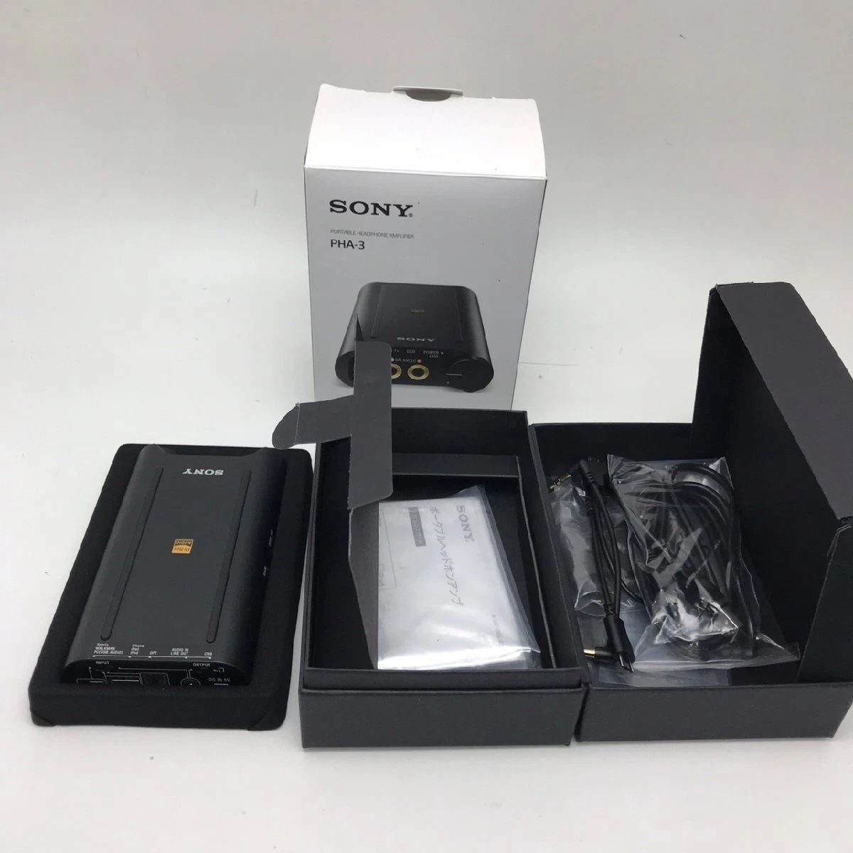 SONY Portable Headphone Amplifier PHA-3 USB Audio High Resolution