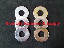 6 Washer Toss Game REPLACEMENT WASHERS 2-1/2" Silver Yellow Set of 6