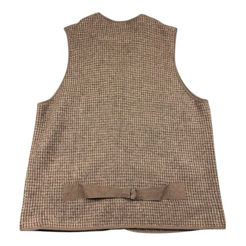 RRL Ralph Lauren Wool Linen VTG Mens Brown Woven Vest Size XL Excellent - Picture 4 of 9